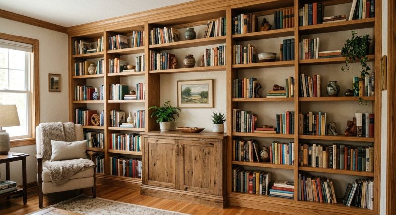 Bookcase Construction in Charlotte, NC