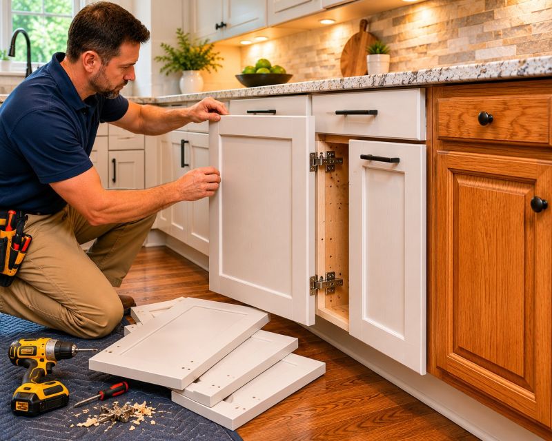 Cabinet Restyling in Dayton, OH