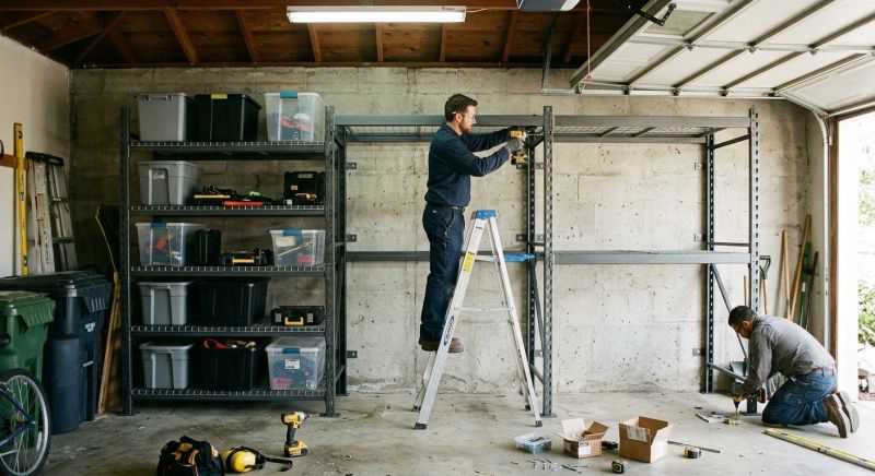 Ceiling Rack Installation in Charlotte, NC