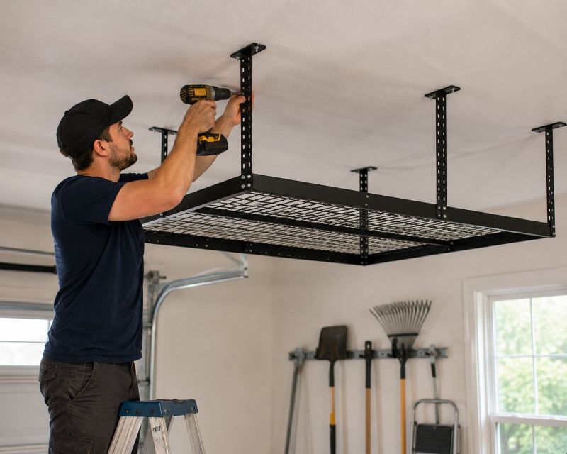 Ceiling Rack Installation in Silver Spring, MD