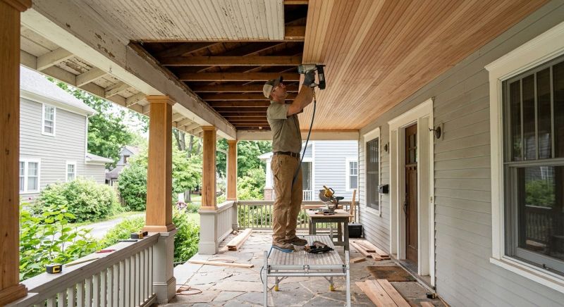 Deck Ceiling Installation in Alpharetta, GA