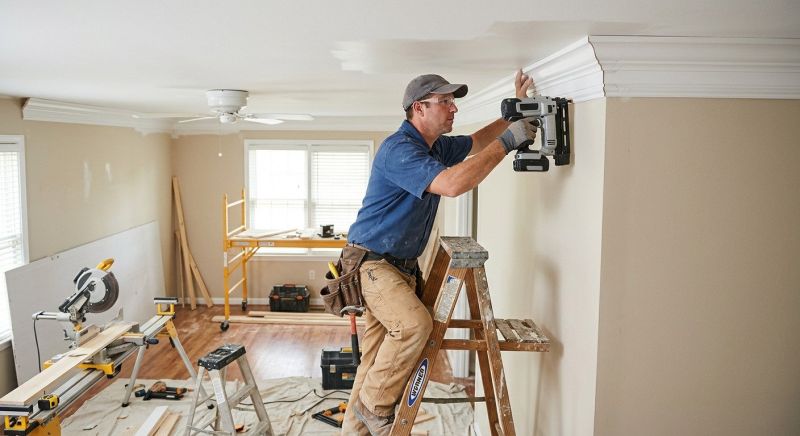 House Molding Installation in Wilmington, NC