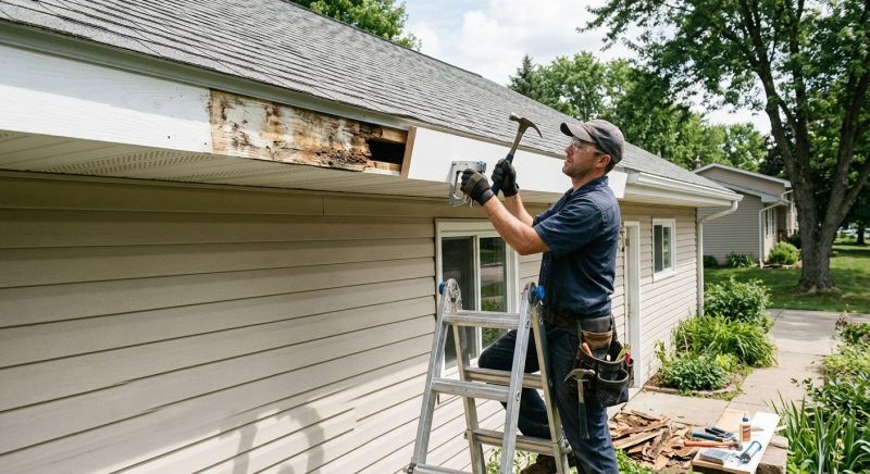 Rotted Fascia Repair in Wilmington, NC