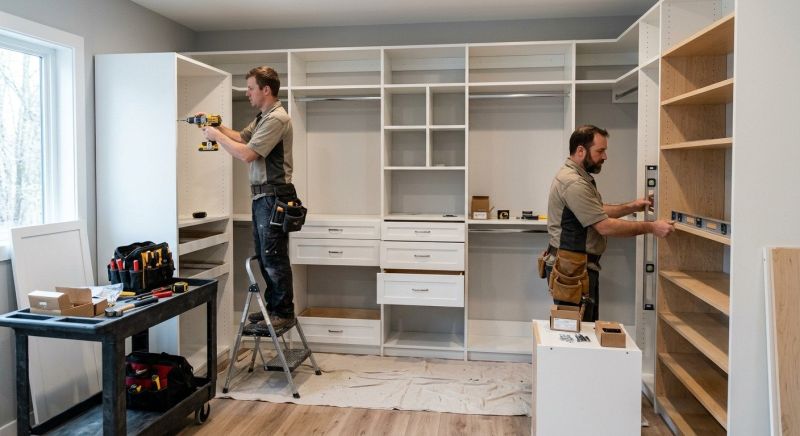 Walk In Closet Installation in Raleigh, NC
