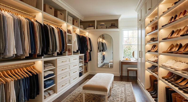 Walk In Closet Remodeling in Raleigh, NC