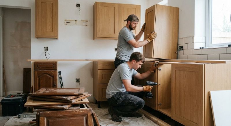 Wood Cabinet Installation in Dayton, OH