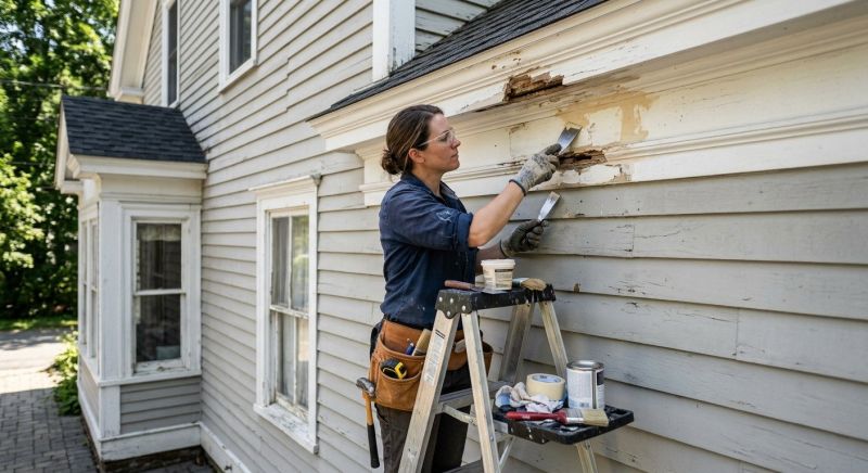 Wooden Eaves Repair in Olathe, KS